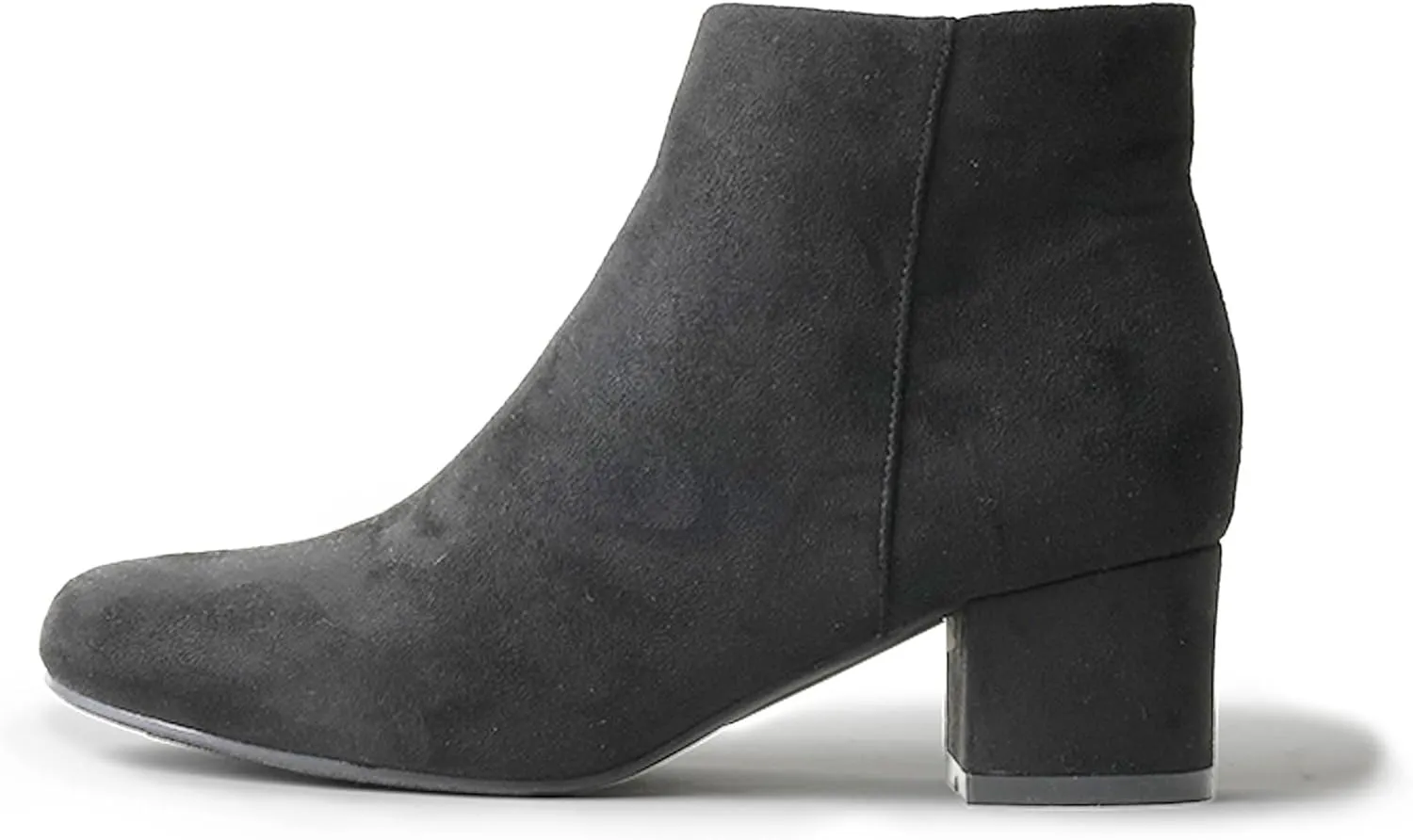 J. Adams Low Heel Zip Up Round Toe Ankle Bootie - Jody