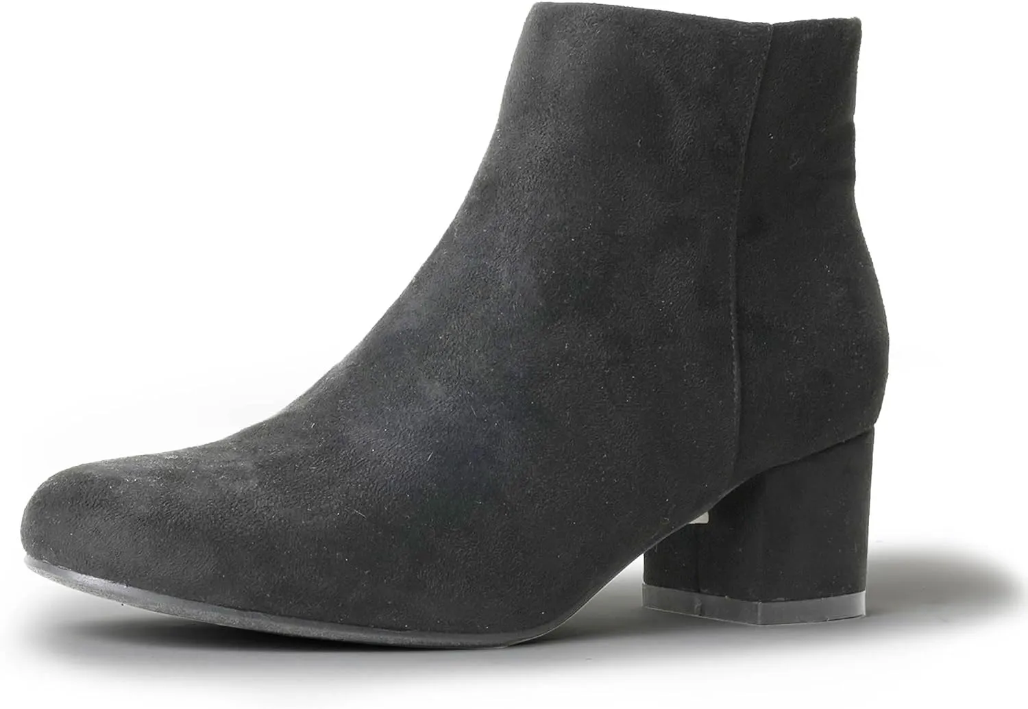 J. Adams Low Heel Zip Up Round Toe Ankle Bootie - Jody