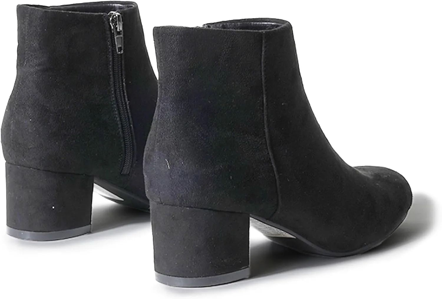 J. Adams Low Heel Zip Up Round Toe Ankle Bootie - Jody