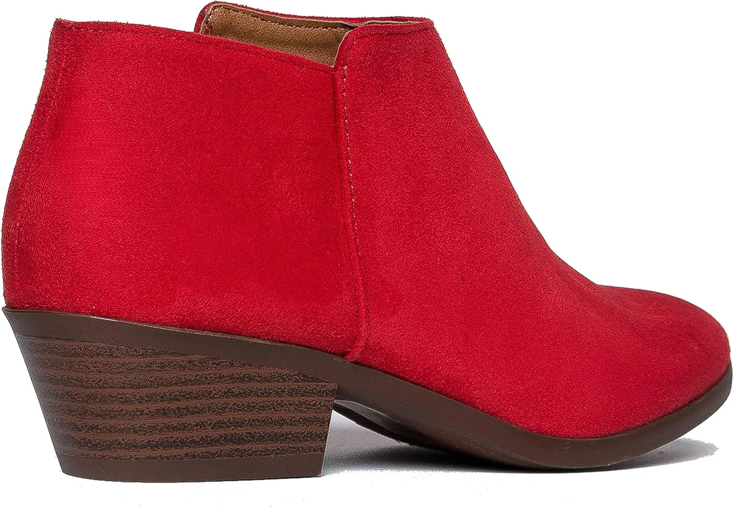 J. Adams Women's Lexy Ankle Boots, Short Low Heel, Side Zipper, Casual Booties for Fall and Winter