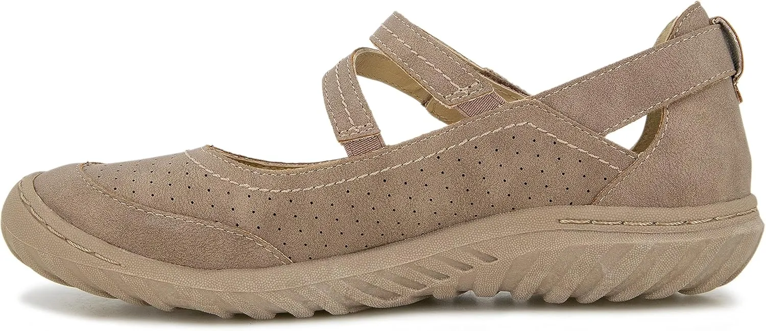 JBU Fawn Women’s Comfort Casual Classic Mary Jane Flats Fashion Shoes