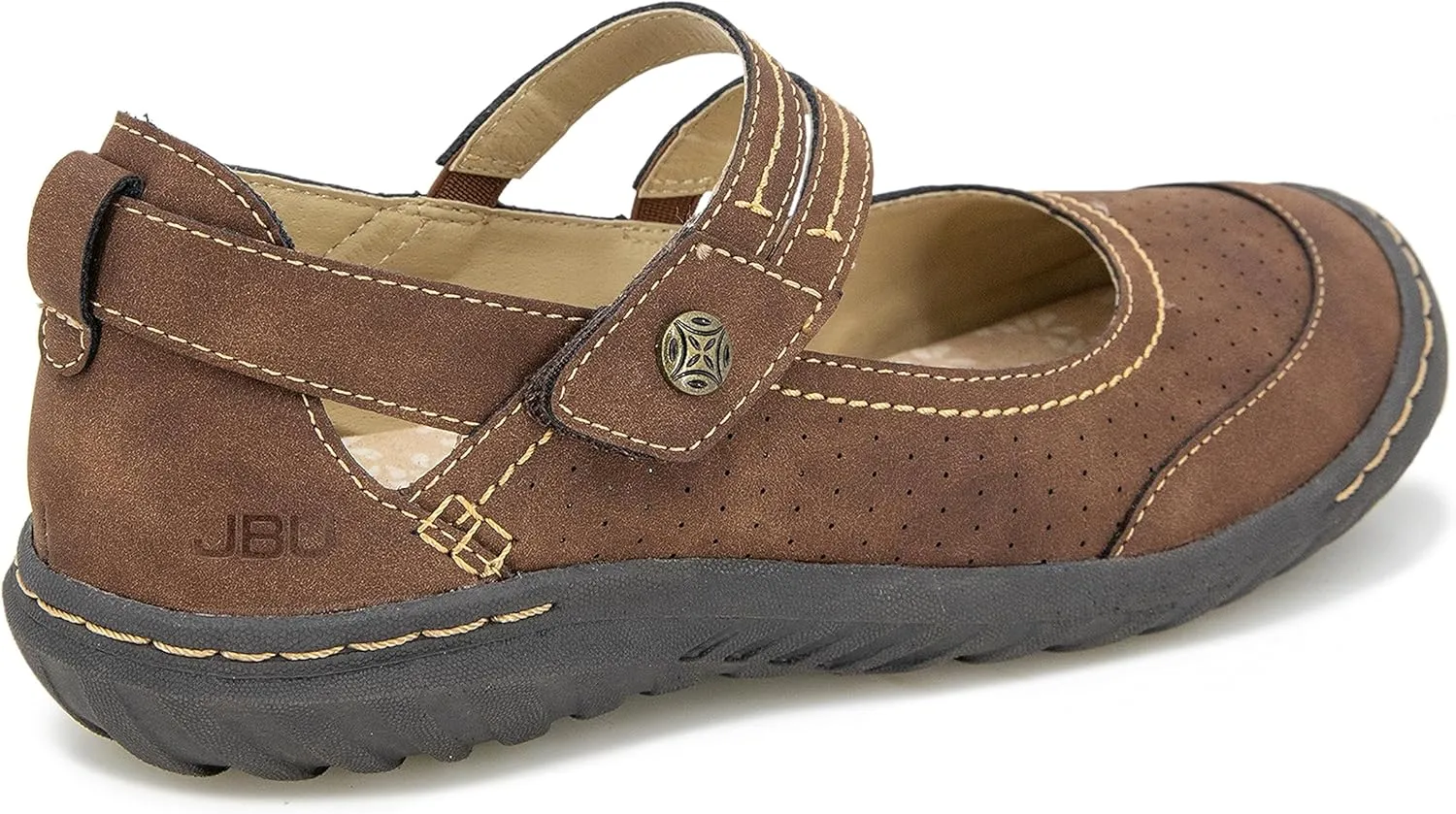 JBU Fawn Women’s Comfort Casual Classic Mary Jane Flats Fashion Shoes