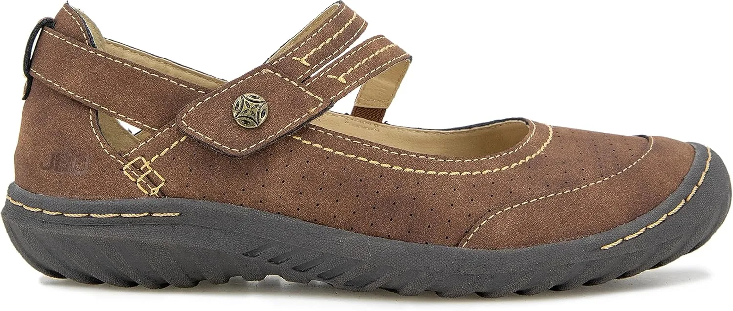 JBU Fawn Women’s Comfort Casual Classic Mary Jane Flats Fashion Shoes