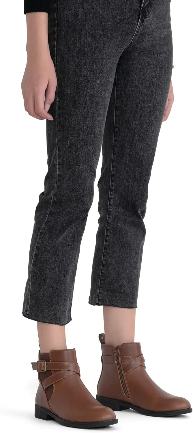 Jeossy Women's 9008 Ankle Boots Zipper Casual Fall Short Booties for Women