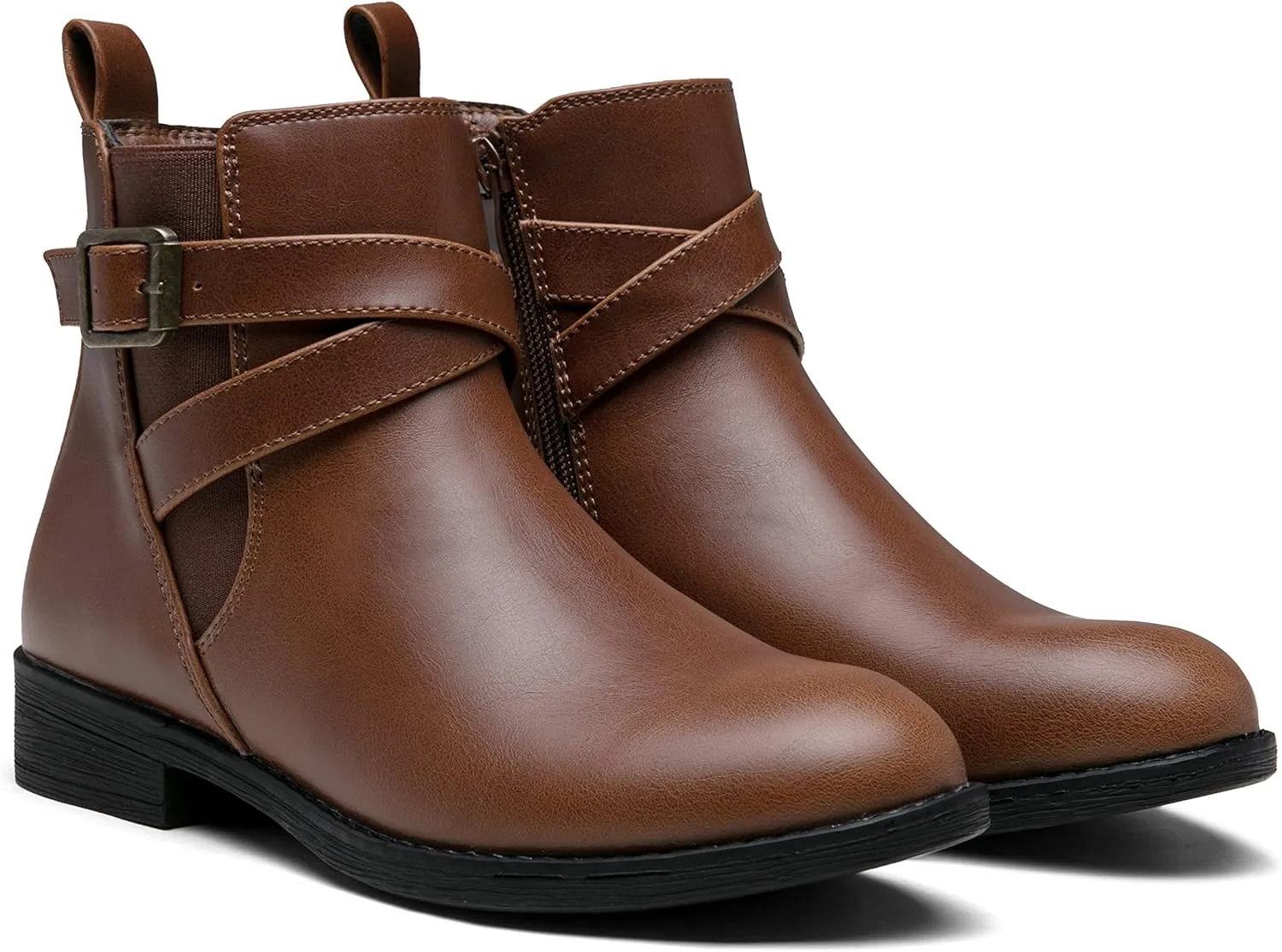 Jeossy Women's 9008 Ankle Boots Zipper Casual Fall Short Booties for Women
