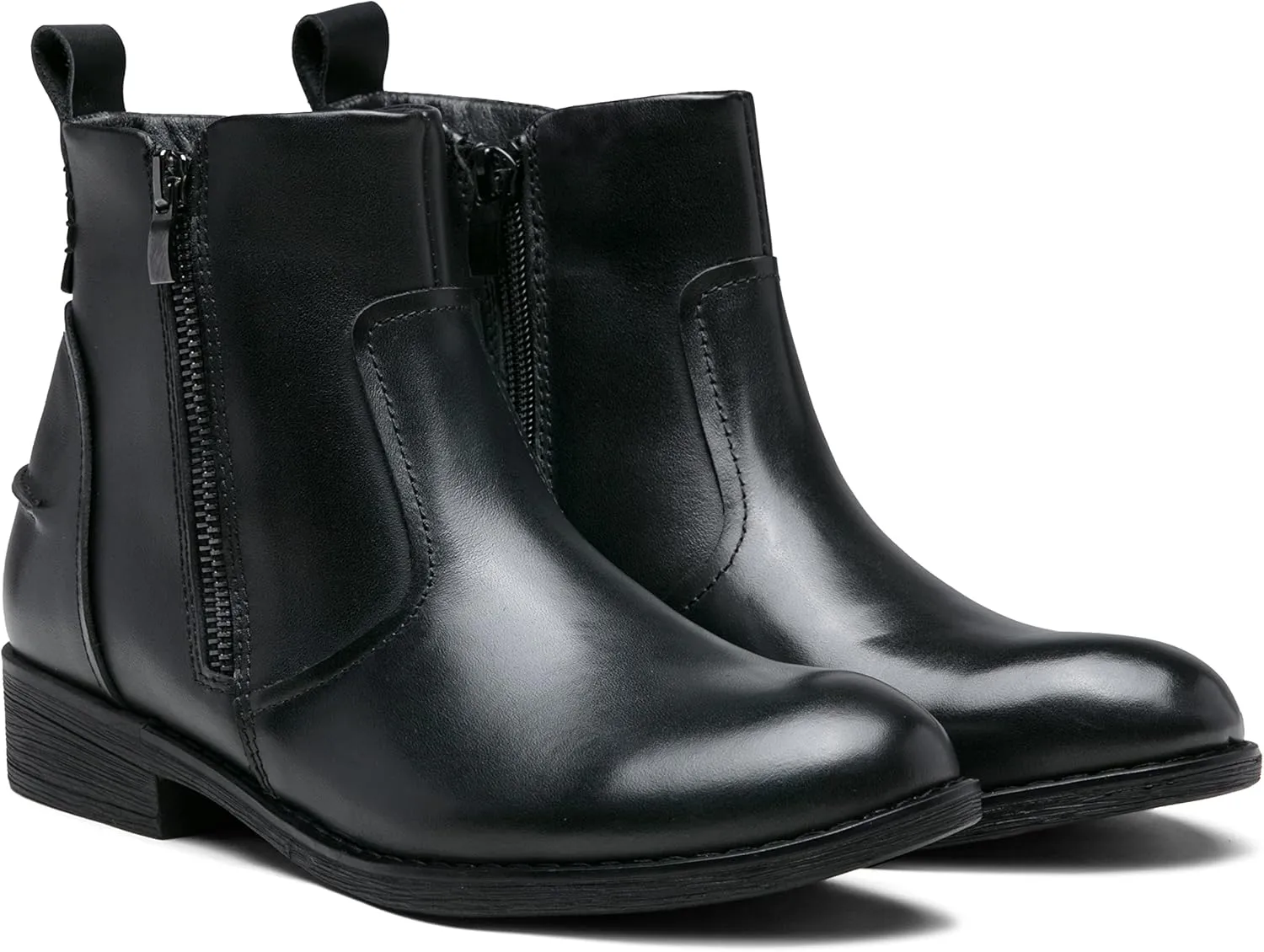Jeossy Women's 9008 Ankle Boots Zipper Casual Fall Short Booties for Women