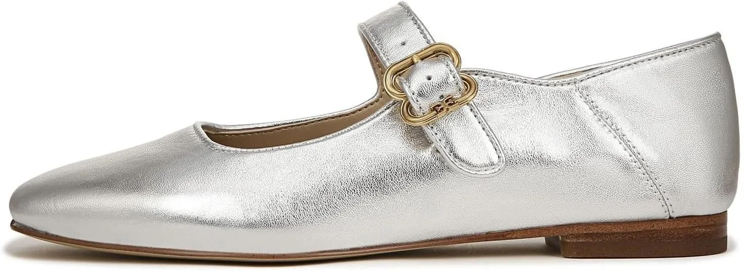JORISTIMO Women's Elegant Strappy Ballet Flats Elaborate 2024 New Single Shoes Square Toe Minimalist Ankle Strap Basical Classical Escarpin