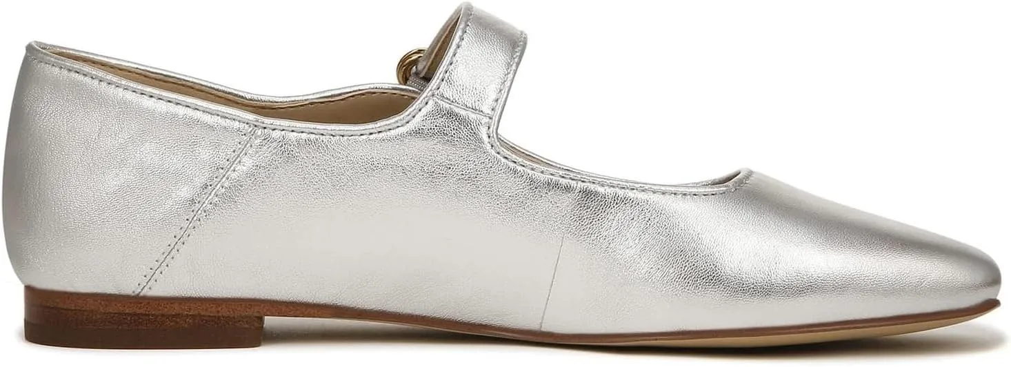 JORISTIMO Women's Elegant Strappy Ballet Flats Elaborate 2024 New Single Shoes Square Toe Minimalist Ankle Strap Basical Classical Escarpin
