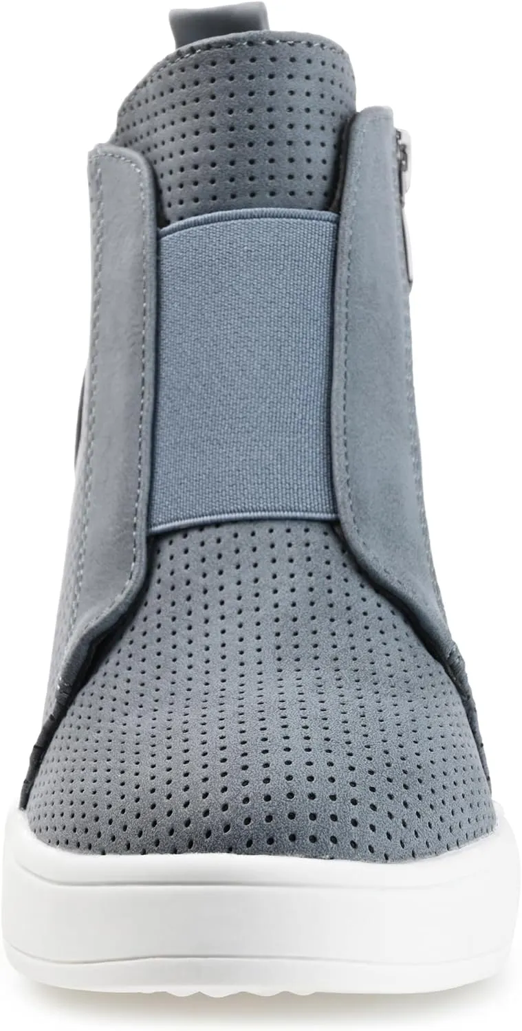Journee Collection Womens Clara Platform Casual and Fashion Sneakers