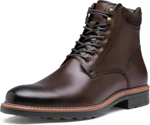 Jousen Men's Dress Boots Leather Boots for Men Formal Chukka Boots Mens Business Mens Boots