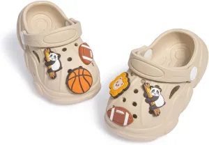 Kannior Toddler Kids Boys Girls Cute Garden Clogs Slip on Water Sandals Summer Beach Pool Play Shoes Infant Children Lightweight Indoor Outdoor Comfort Slippers Slides(Baby/Toddler Kids)