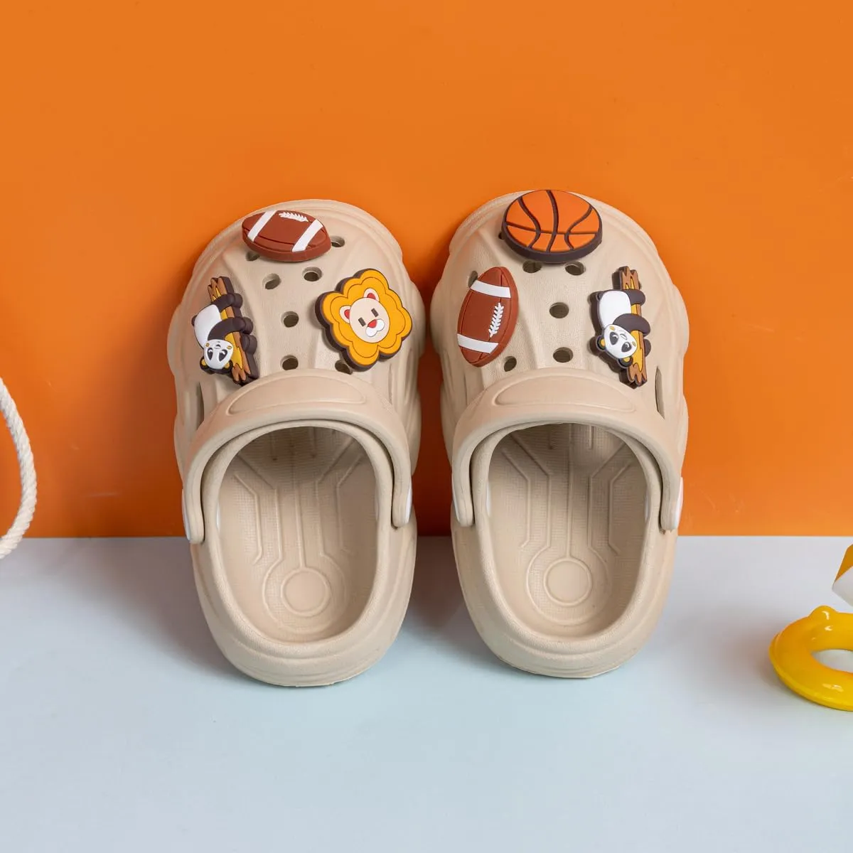 Kannior Toddler Kids Boys Girls Cute Garden Clogs Slip on Water Sandals Summer Beach Pool Play Shoes Infant Children Lightweight Indoor Outdoor Comfort Slippers Slides(Baby/Toddler Kids)