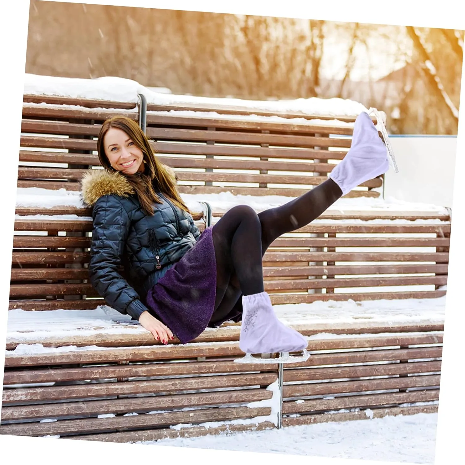 KESYOO Skate Shoe Covers Skating Ice Skate Guards Blade Covers Ice Skates Blade Cover for Ice Skate Accessories