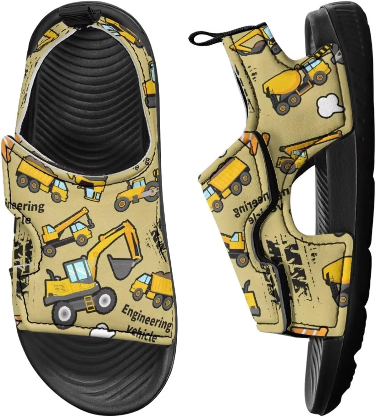 Kids Sandals Boys Girls Summer Outdoor Non-slip Athletic Sandals Adjustable Sport Sandal Lightweight Beach Gifts for Toddler/Little/Big Kid