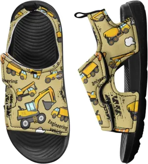 Kids Sandals Boys Girls Summer Outdoor Non-slip Athletic Sandals Adjustable Sport Sandal Lightweight Beach Gifts for Toddler/Little/Big Kid