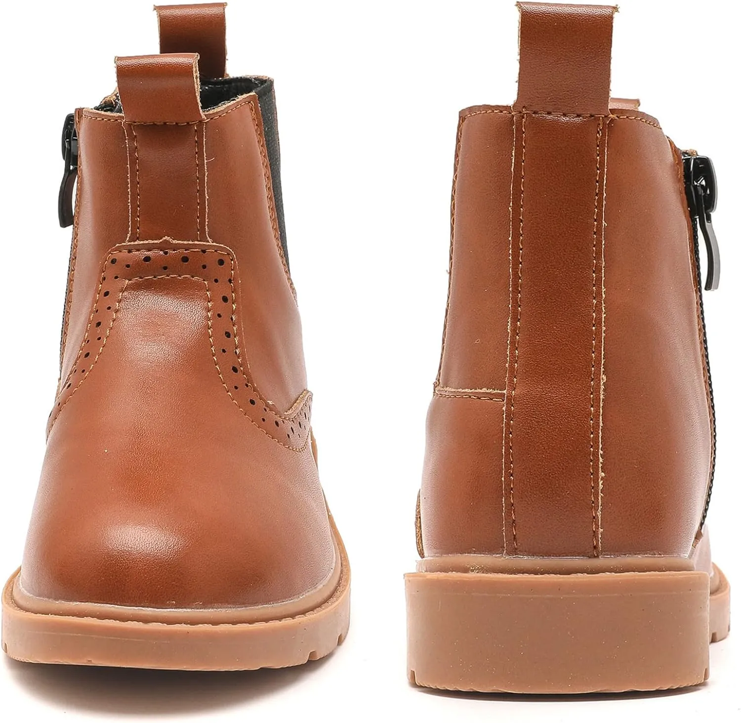 kkdom Boys Girls Waterproof Outdoor Side Zipper Comfort Chelsea Ankle Boots(Toddler/Little Kid/Big Kid)