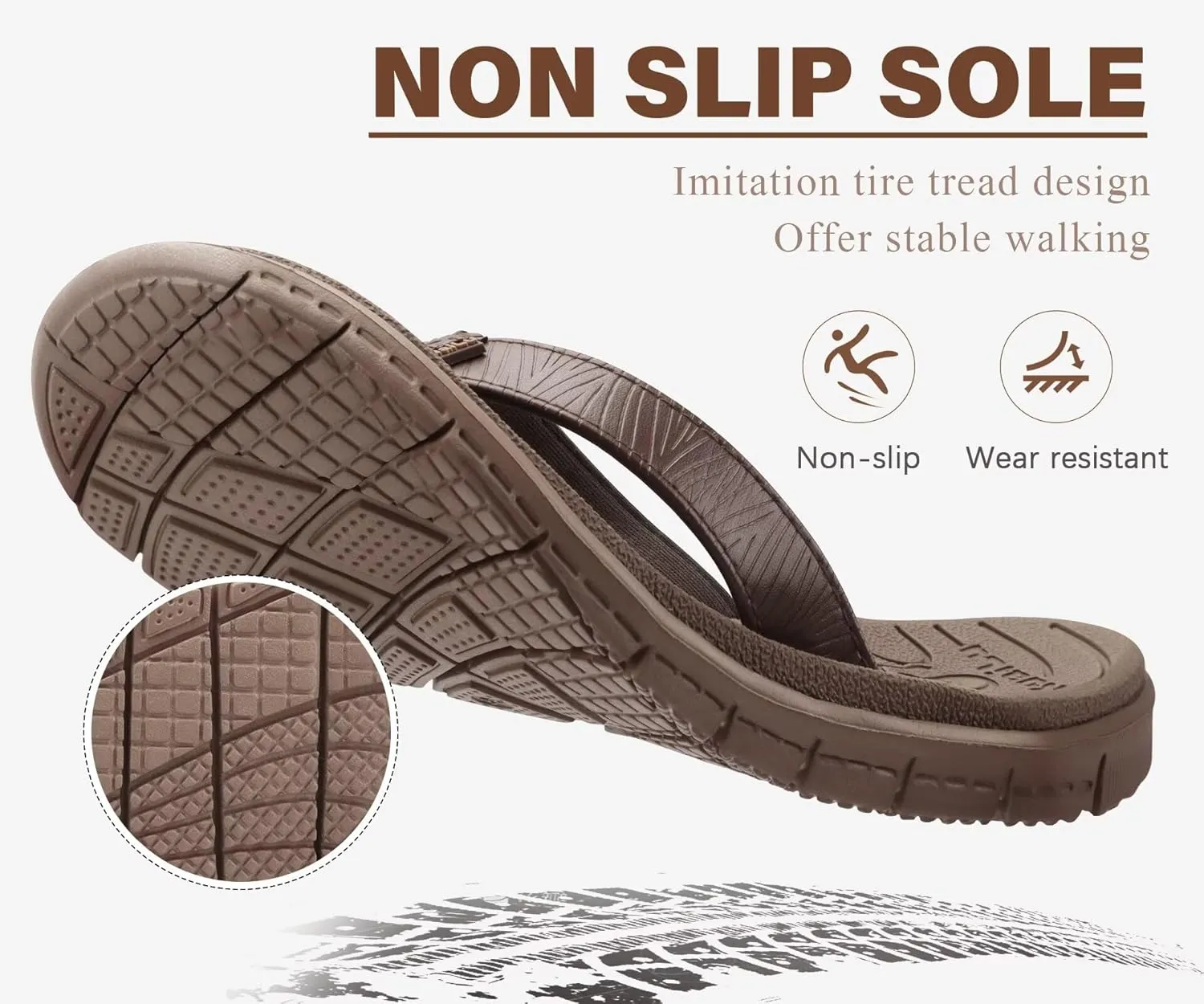 KuaiLu Comfortable Flip Flops for Women with Arch Support Summer Beach Walking Thong Sandals Slip On Indoor Outdoor