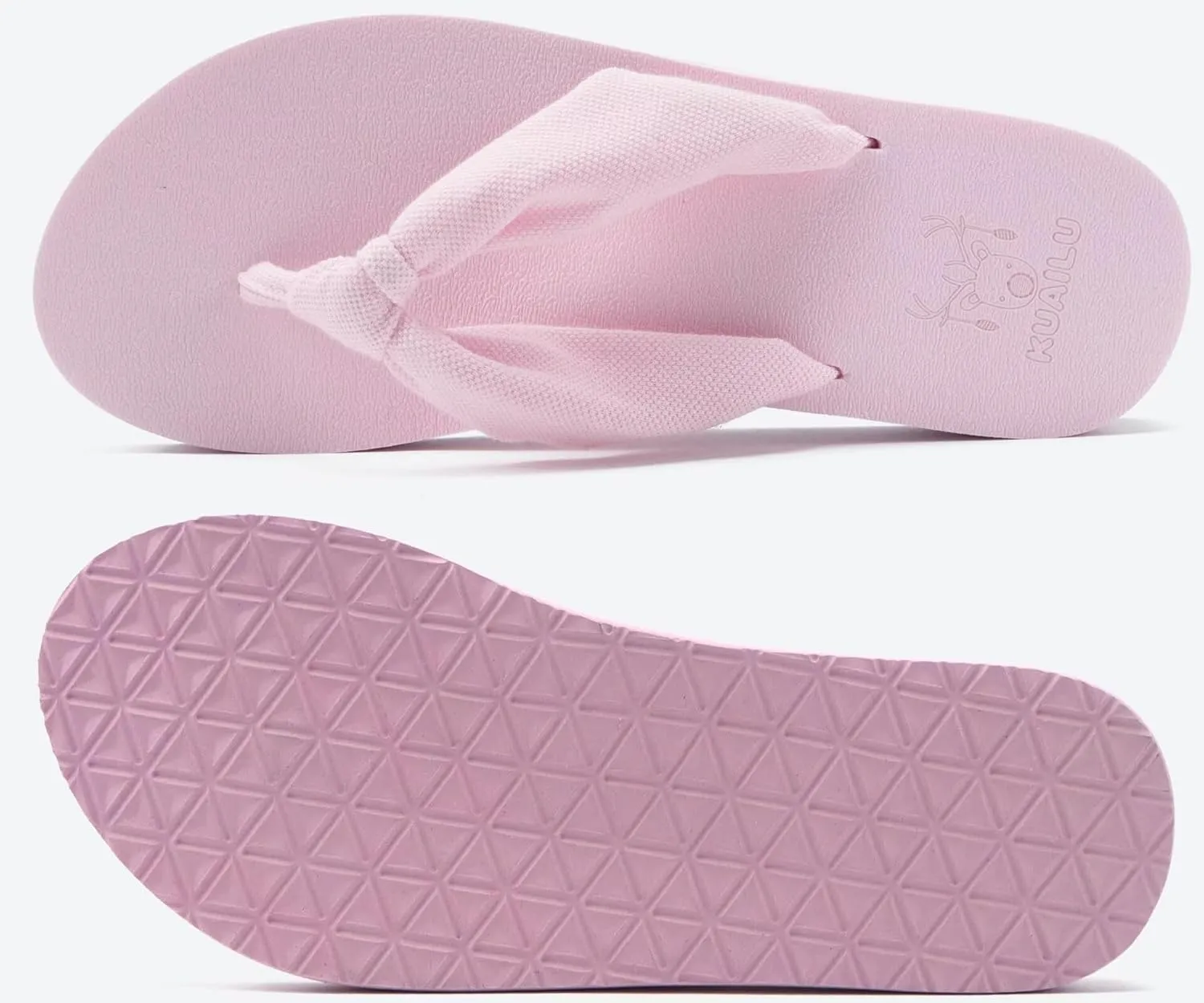 KuaiLu Flip Flops for Women with Arch Support Yoga Mat Comfortable Summer Beach Walking Thong Cushion Sandals Slip On Indoor Outdoor