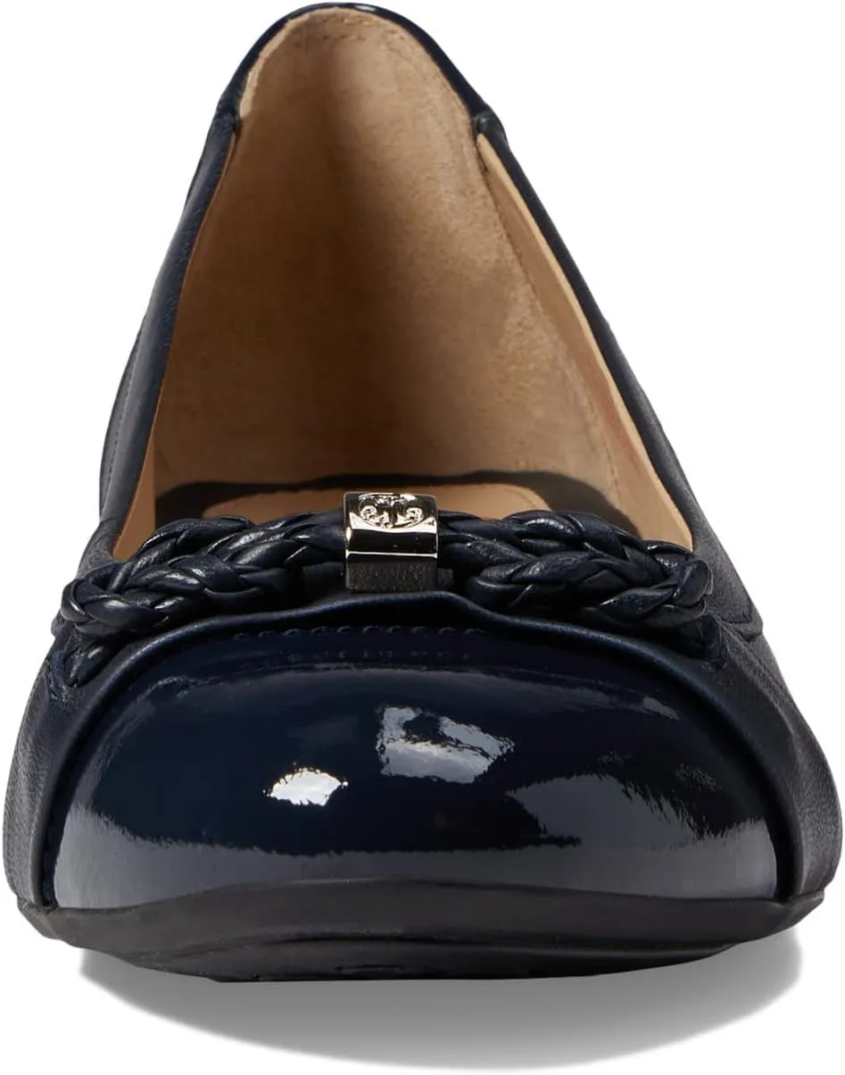 Marc Joseph New York Park Ave Dress Flats for Women – Calf Leather Upper – Injected Rubber Sole – Slip-on