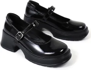 Mary Janes for Women Chunky Platform Mary Jane Heels Comfortable Dress Pumps Casual Office Work Shoes