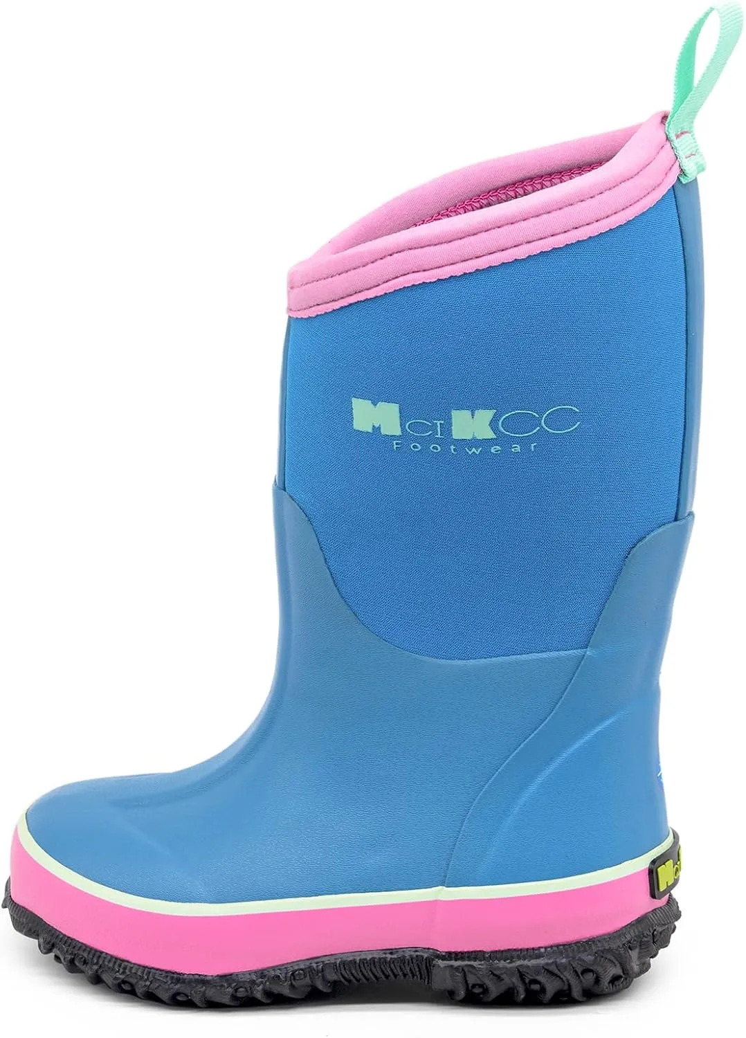 MCIKCC Unisex Children Waterproof Rain Boots,Child Toddler Rain Boots Natural Rubber Kids Rainboot for Boys and Girls