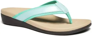 MEGNYA Womens Orthotic Flip Flops, Plantar Fasciitis Sandals for Flat Feet with Arch Support Thong Style Flip Flops, Comfortable Walking Sandals for Beach, Vacation