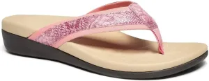 MEGNYA Womens Orthotic Flip Flops, Plantar Fasciitis Sandals for Flat Feet with Arch Support Thong Style Flip Flops, Comfortable Walking Sandals for Beach, Vacation