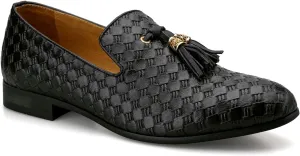 Meijiana Men’s Fashion Loafers Wedding Dress Shoes for Men with Tassel Embellishment
