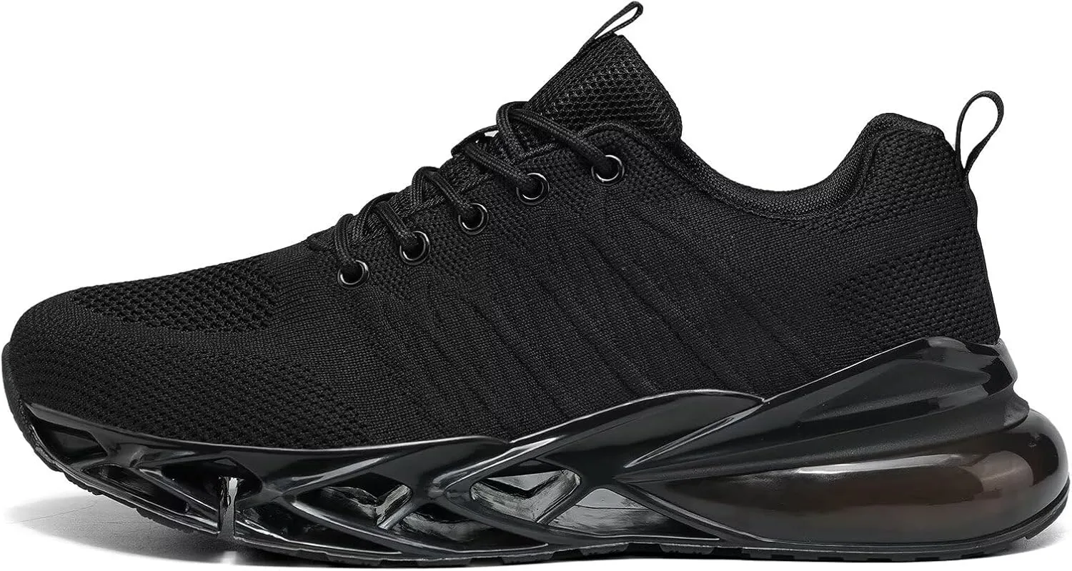 Mens Air Cushion Running Shoes Non Slip Fashion Sport Gym Jogging Tennis Fitness Blade Sneakers Walking Tennis Basketball