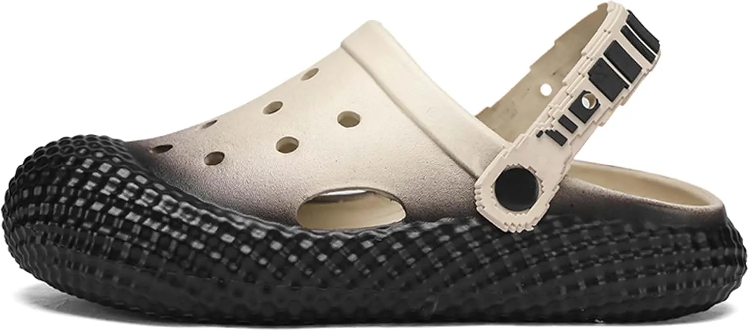 Men's and Women's Fashionable Sandals for Summer Breathable Non Slip Walking Leisure Wooden Clogs Garden Shoes Lightweight Quick Drying Beach Sandals Water Sports Shoes
