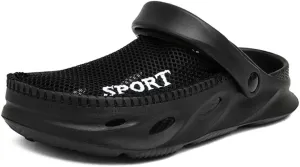 Men's Clogs Shoes Slippers Anti-Slip Beach Adjustable Back Strap Comfort Lightweight Quick Dry Sandals for Casual Outdoor