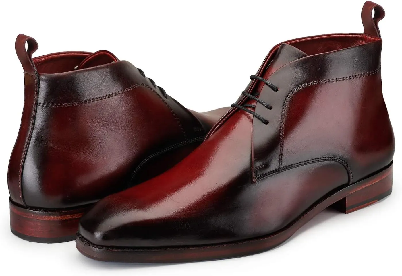 Men’s Modern Classic Calfskin Leather Chukka Boots