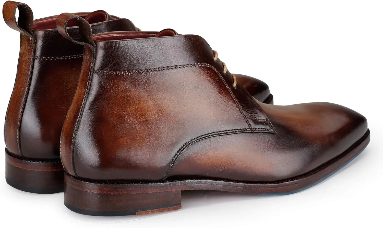 Men’s Modern Classic Calfskin Leather Chukka Boots