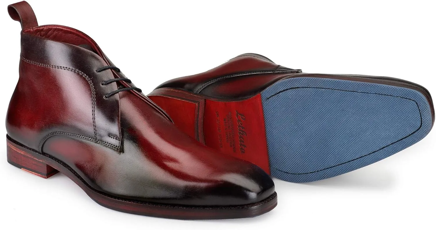 Men’s Modern Classic Calfskin Leather Chukka Boots
