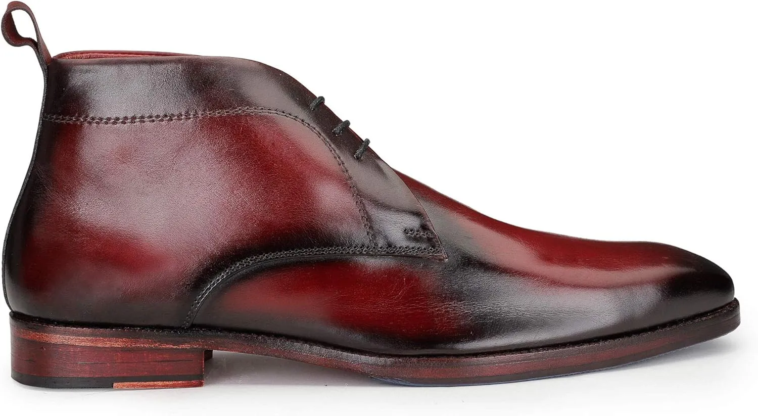 Men’s Modern Classic Calfskin Leather Chukka Boots