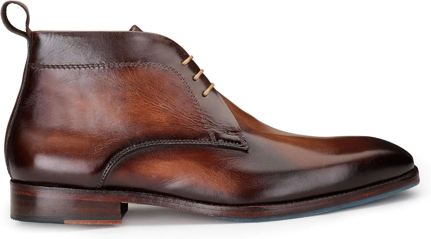 Men’s Modern Classic Calfskin Leather Chukka Boots