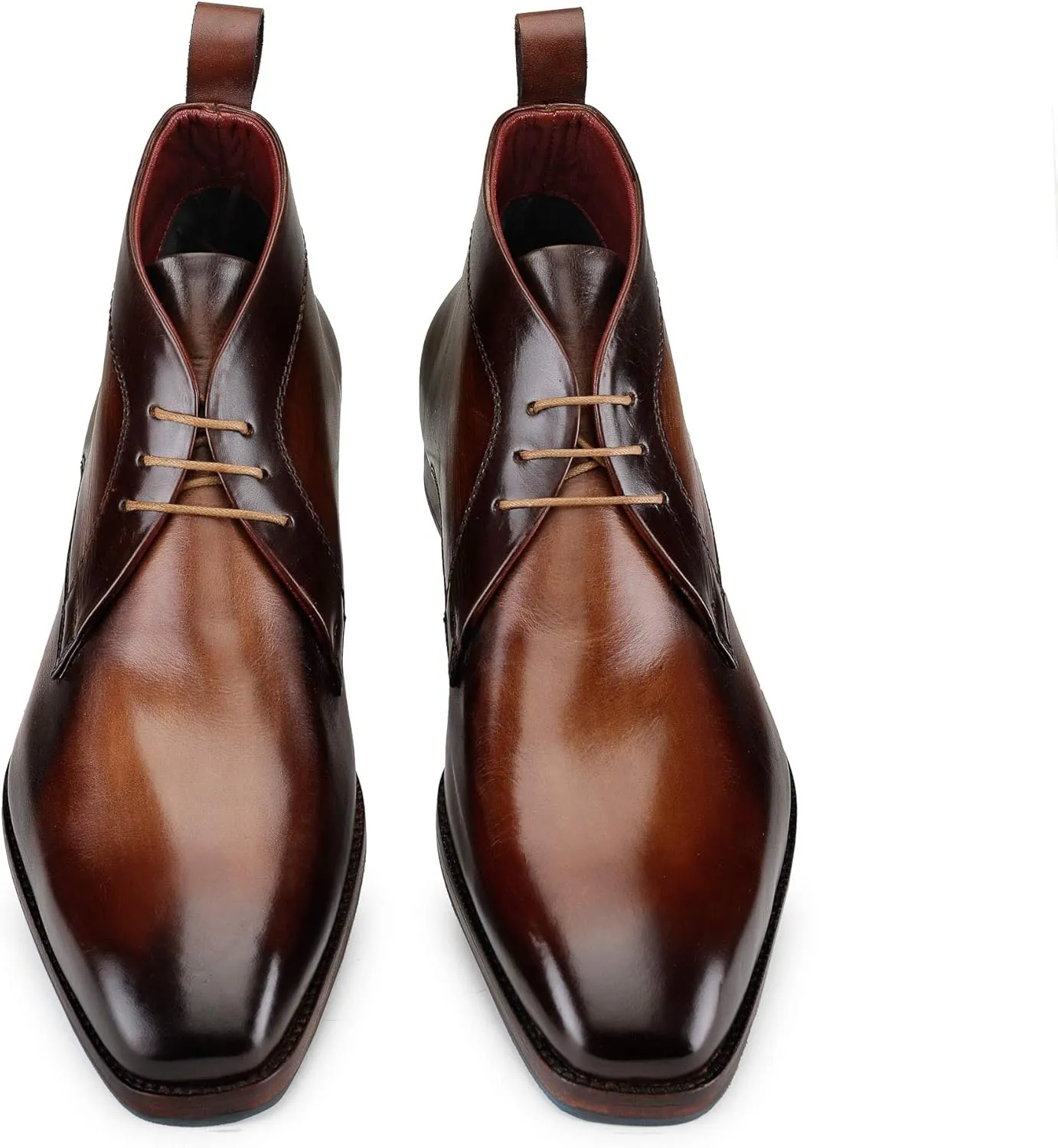 Men’s Modern Classic Calfskin Leather Chukka Boots