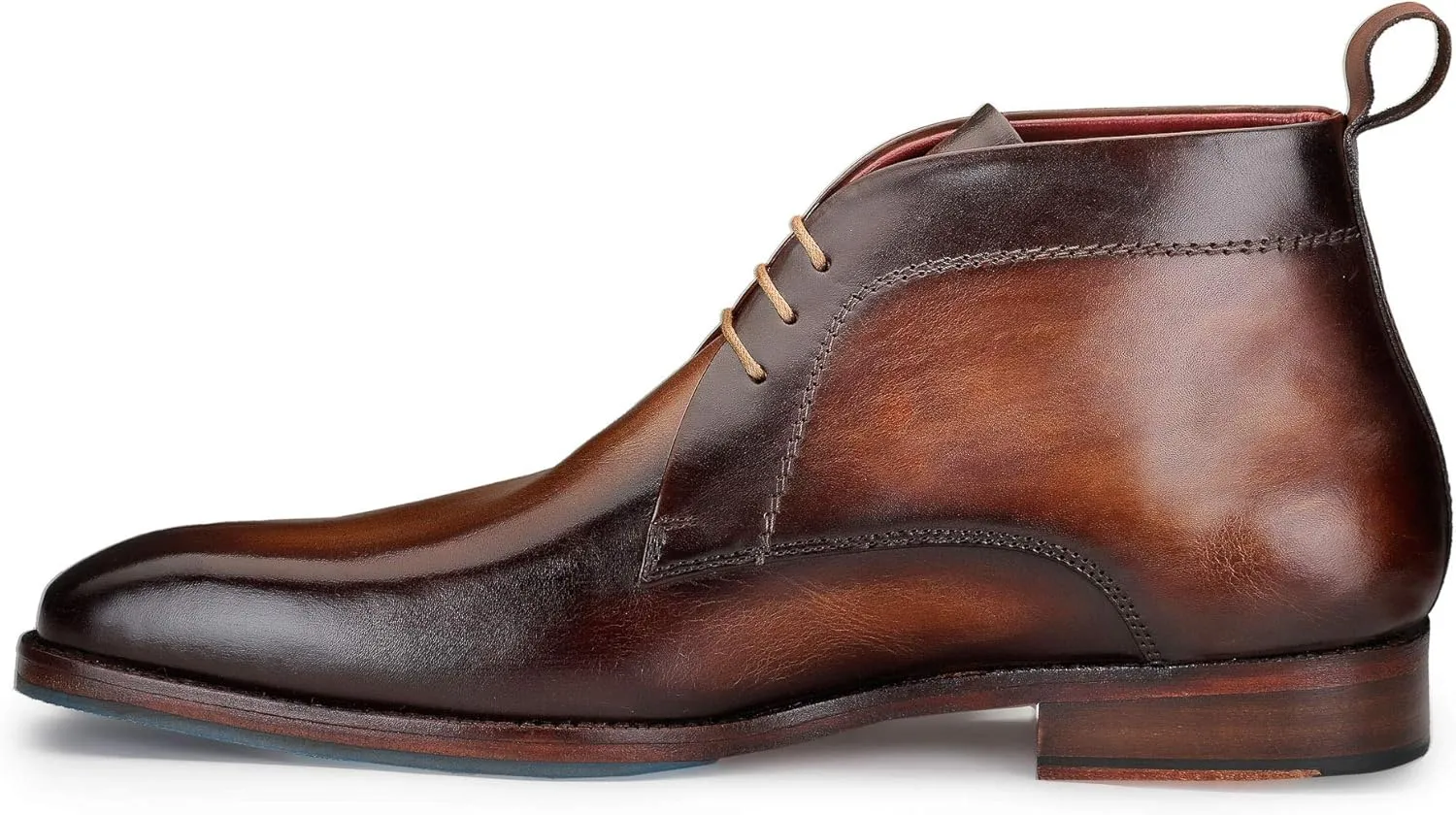 Men’s Modern Classic Calfskin Leather Chukka Boots