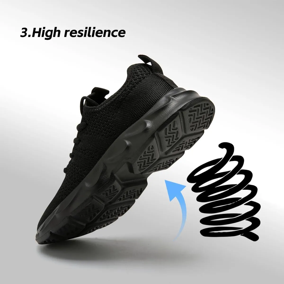 Men's Running Shoes Walking Sneakers Casual Walkout Shoes Tennis Athletic Shoes for Gym Sport