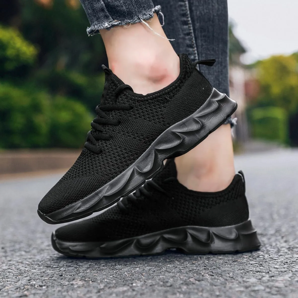 Men's Running Shoes Walking Sneakers Casual Walkout Shoes Tennis Athletic Shoes for Gym Sport