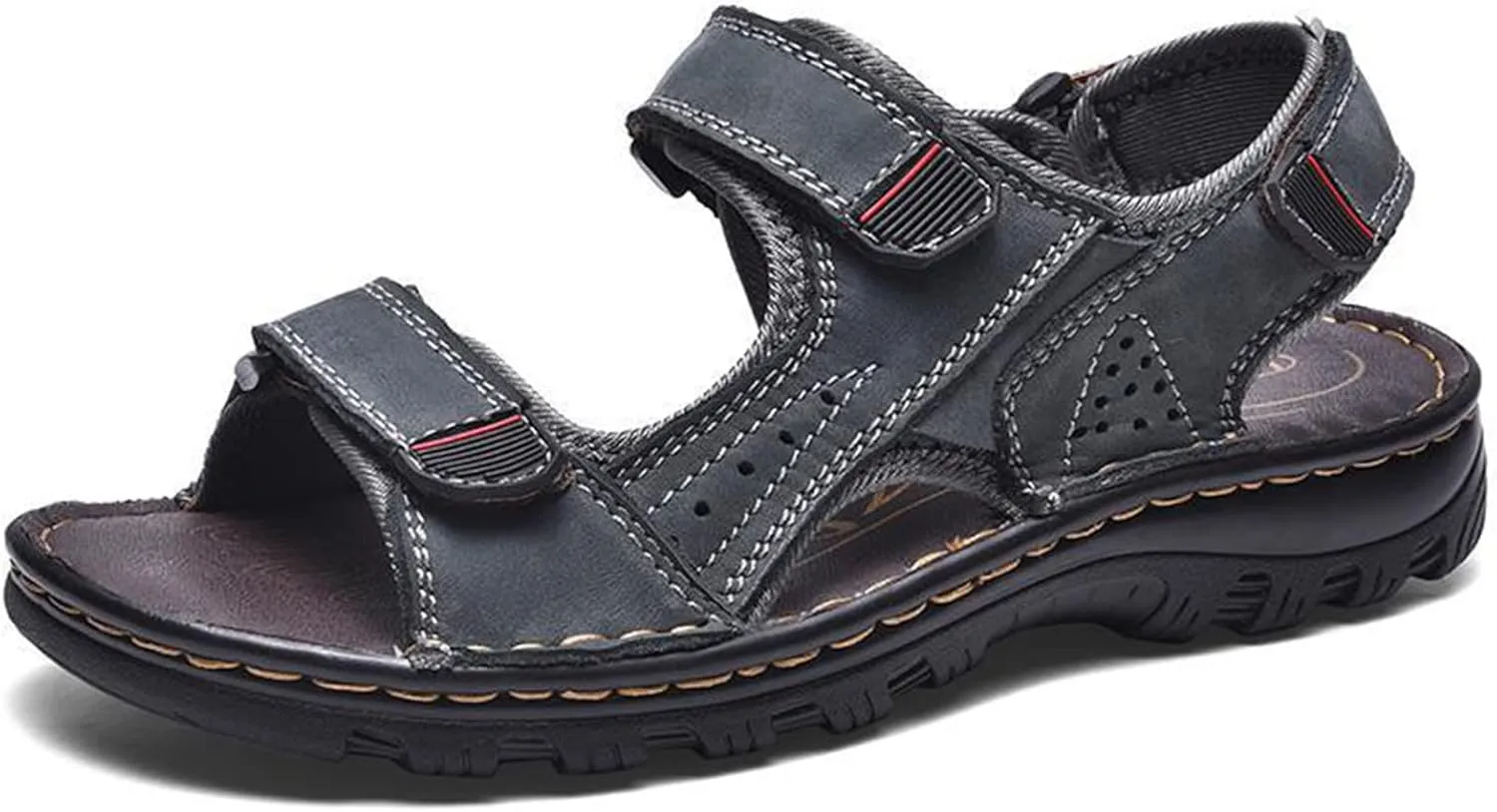 Men's Sandals, Men's Hiking Sandals Open Toe Outdoor Beach Sandal, Lightweight Trail Walking Sandals for Men