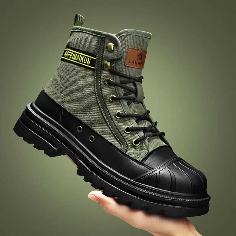 Men's stylish ethnic skateboard shoes, comfortable, non-slip and breathable lace-up sneakers, suitable for men's outdoor activities