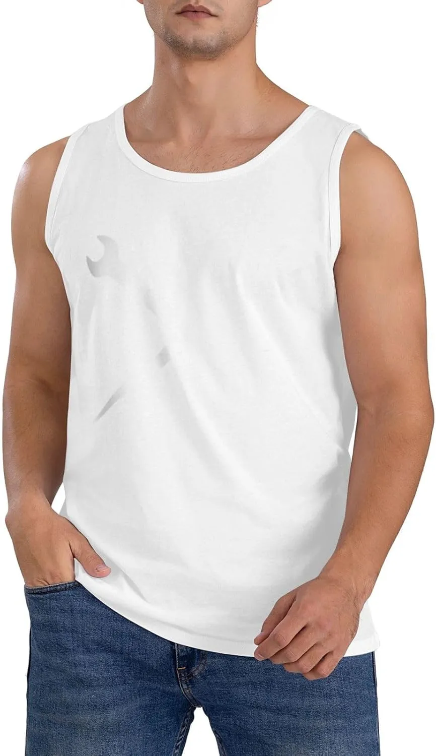 Men's Tank Top Sleeveless Tees Ironworkers Crossed Tools Quick Dry Sport Shirts Muscle Workout Gym Beach T-Shirts