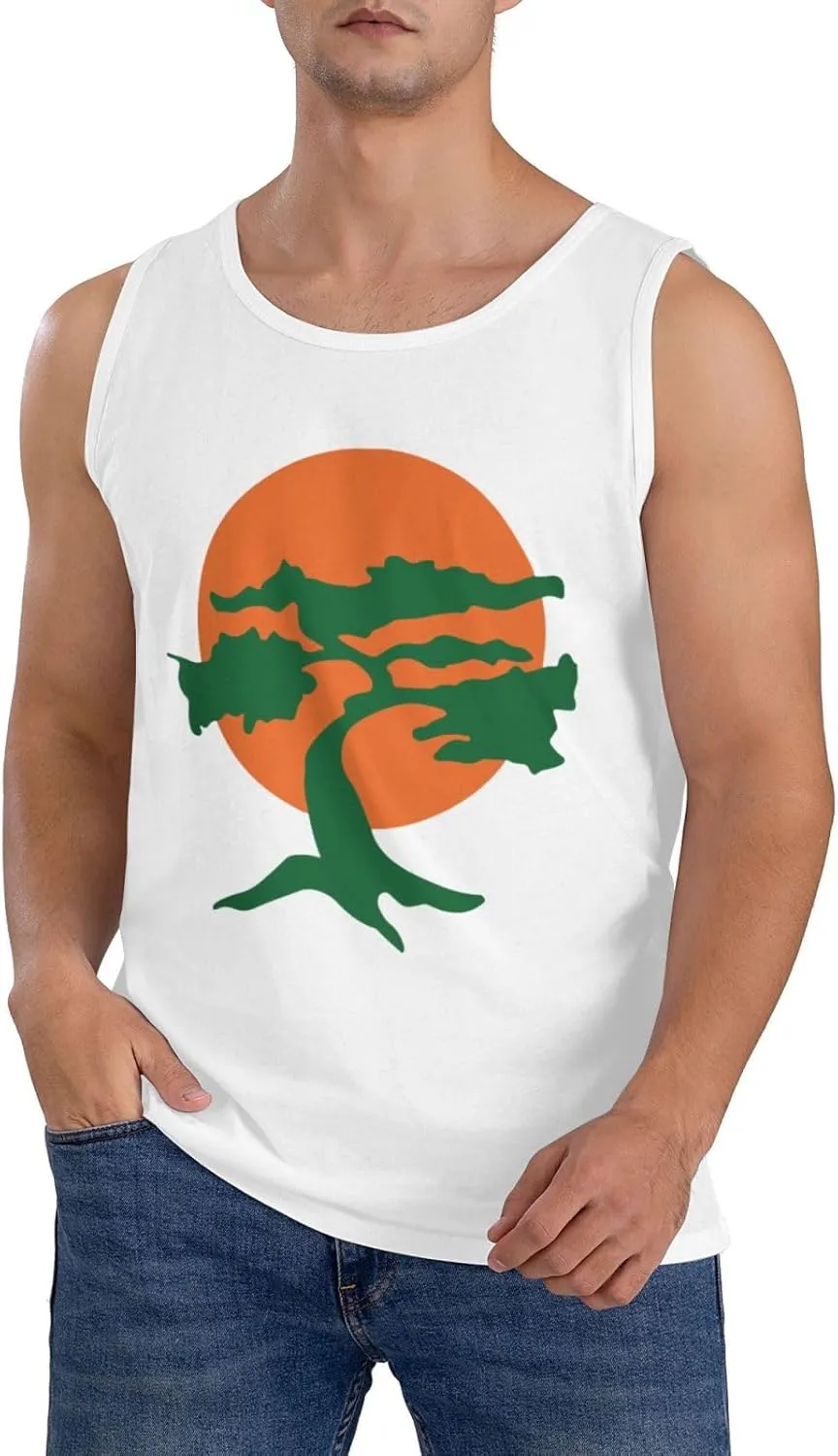 Men's Tank Top Sleeveless Tees Karates Quick Dry Sport Shirts Muscle Workout Gym Beach T-Shirts