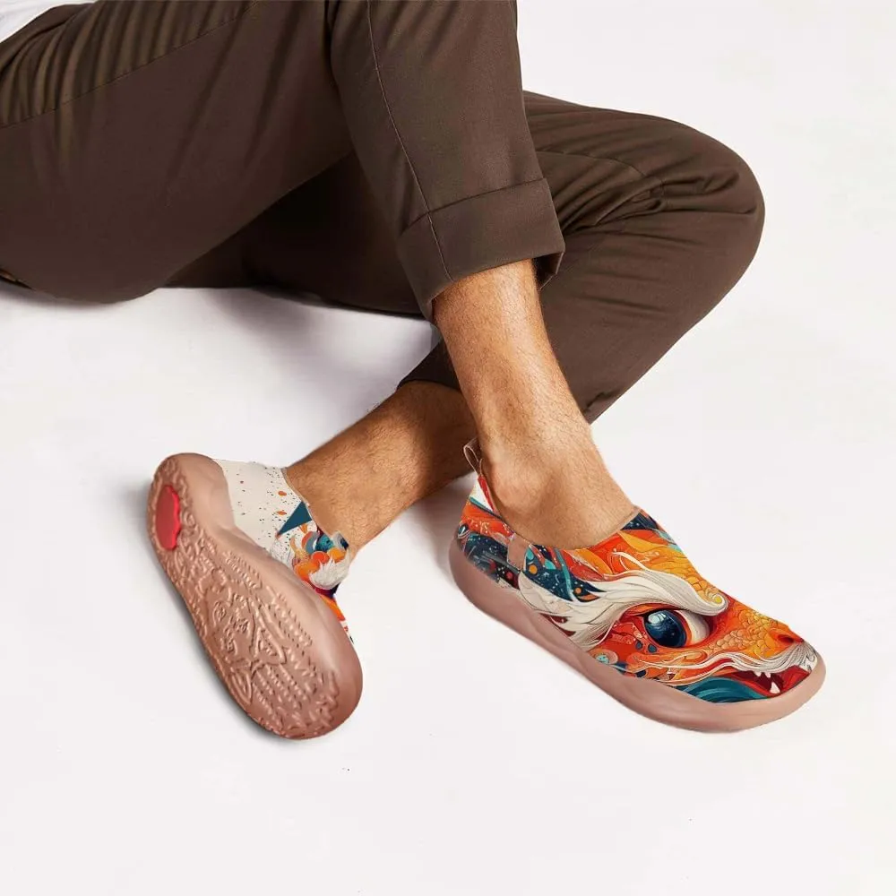 Men's Unique Travel Shoes Chinese Style Loafers Lightweight and Comfortable Fashion Sports Shoes Personalized Size 7-13