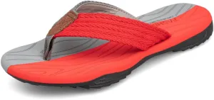 MGGMOKAY Men's Flip Flops Sandal Comfortable Thong Sandals Arch Support Casual T-Strap Sandals for Men Summer Beach Slides Shoes