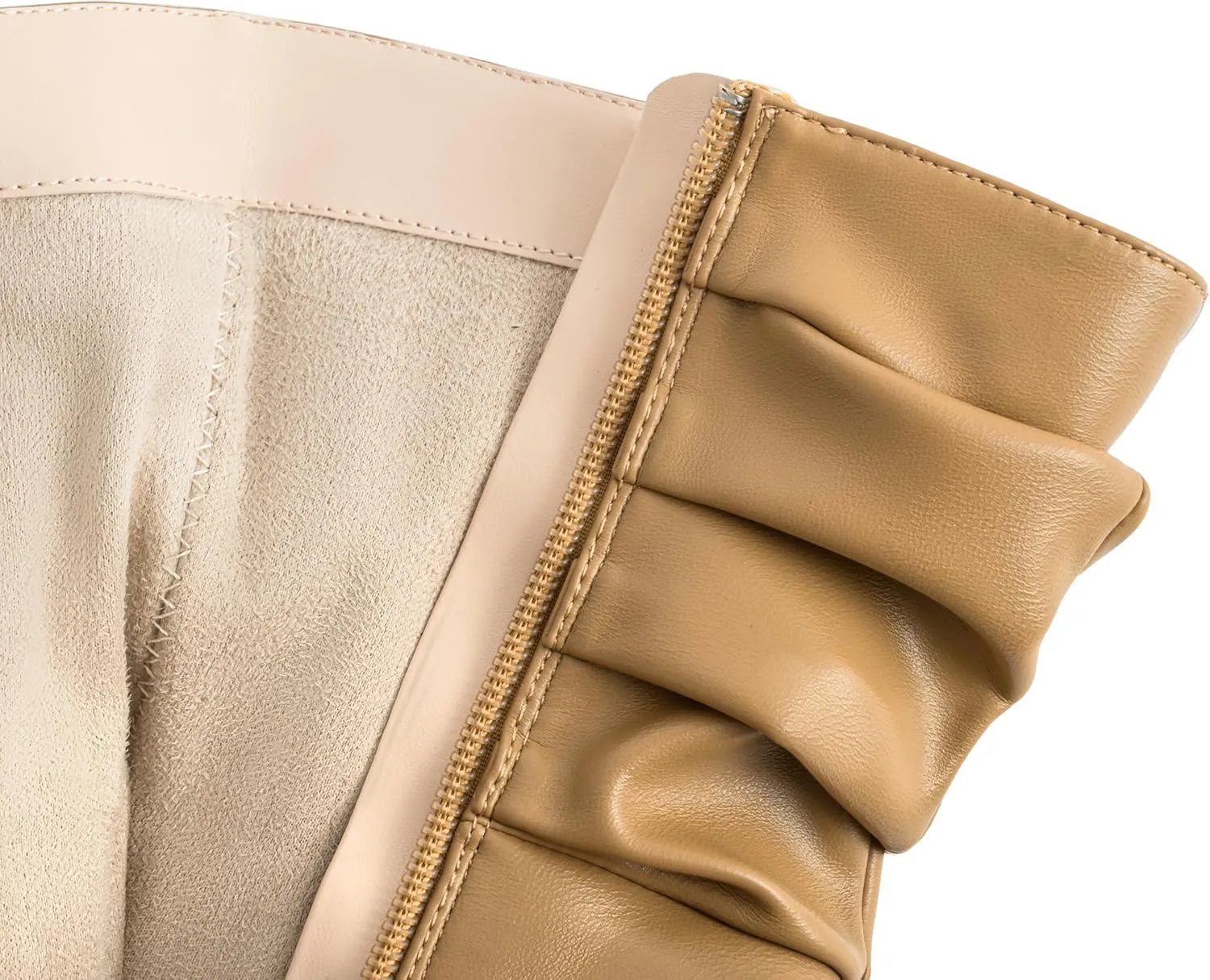 Mid Calf Boots for Women Stiletto High Heel Slouch Boots Pointed Toe Side Zipper Sexy Fashion Boots Waterproof Ankle Boots Fall Winter Dressy Boots