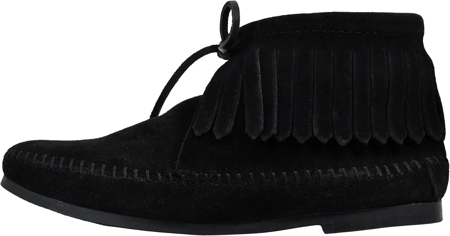 Minnetonka Women's Classic Fringe Hardsole Boot