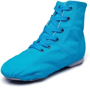MSMAX Jazz Dance Shoes for Girls Lace-up Dancing Ballet Boots Sneakers for Boys