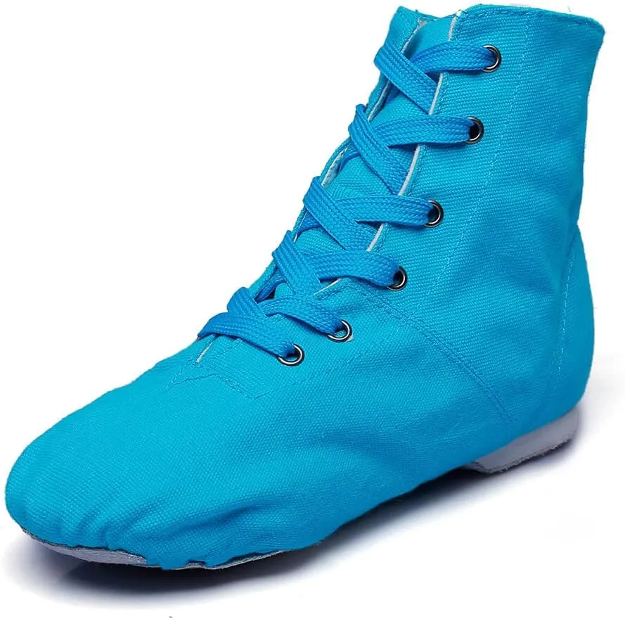 MSMAX Jazz Dance Shoes for Girls Lace-up Dancing Ballet Boots Sneakers for Boys